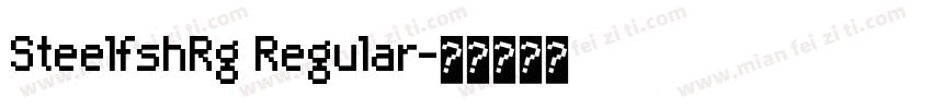 SteelfshRg Regular字体转换